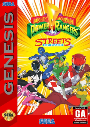 Mighty Morphin Power Rangers in Streets of Rage 2